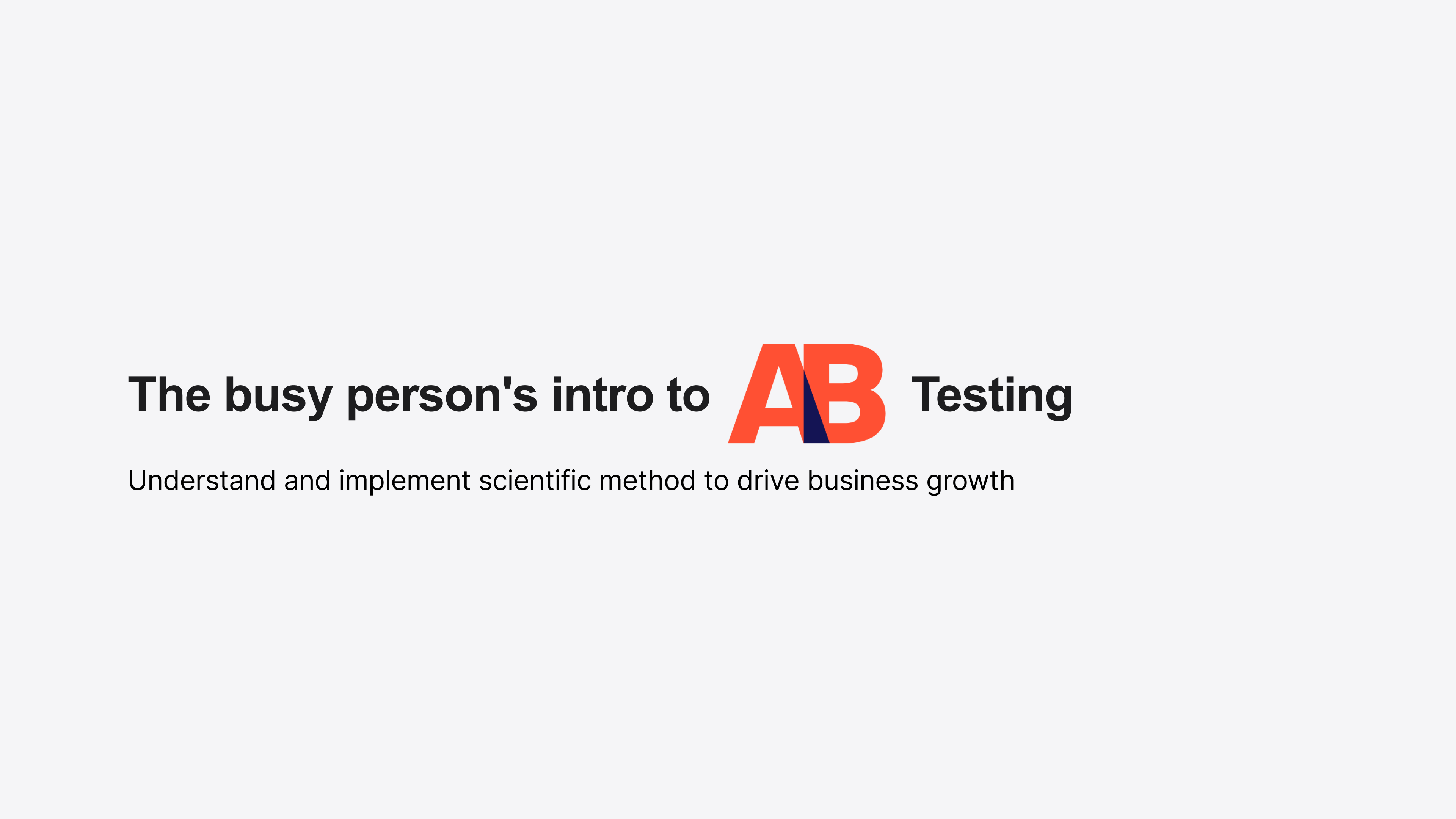 A/B Testing Illustration